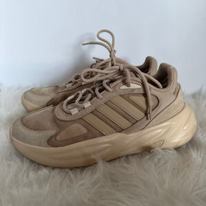 Adidas Ozelle Cloudfoam Running
Sneaker Tan Khaki Beige Mens Size 8